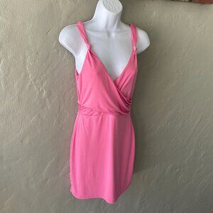 LOVERS AND FRIENDS PINK MINI DRESS SIZE M